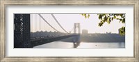 George Washington Bridge in black and white, New York City Fine Art Print