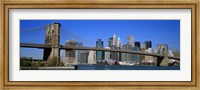 USA, New York, Brooklyn Bridge Fine Art Print