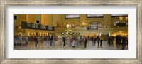 Group of people walking in a station, Grand Central Station, Manhattan, New York City, New York State, USA Fine Art Print