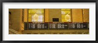 Arrival departure board in a station, Grand Central Station, Manhattan, New York City, New York State, USA Fine Art Print