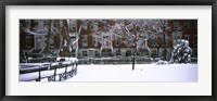 Washington Square Park in the snow, Manhattan Fine Art Print
