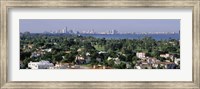 High Angle View Of The City, Miami, Florida, USA Fine Art Print
