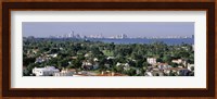 High Angle View Of The City, Miami, Florida, USA Fine Art Print