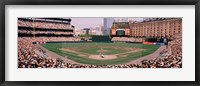 High angle view of a baseball field, Baltimore, Maryland Fine Art Print
