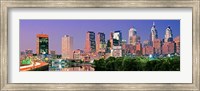 Philadelphia, Pennsylvania Skyline at Night Fine Art Print