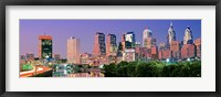 Philadelphia, Pennsylvania Skyline at Night Fine Art Print