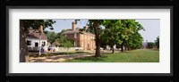 People Standing On The Street, Williamsburg, Virginia, USA Framed Print