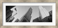 Low angle view of buildings, Sears Tower, Chicago, Illinois, USA Fine Art Print