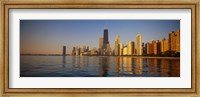 Buildings on the waterfront, Chicago, Illinois, USA Fine Art Print