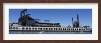 USA, California, San Francisco, SBC Ballpark, Stadium near the water Fine Art Print