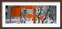 The Gates Project in Snow Fine Art Print