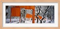The Gates Project in Snow Fine Art Print