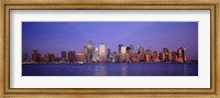 Skyscrapers in a city, Manhattan, New York Fine Art Print