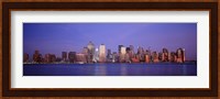 Skyscrapers in a city, Manhattan, New York Fine Art Print