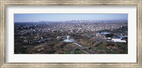 Aerial View Of World's Fair Globe, From Queens Looking Towards Manhattan, NYC, New York City, New York State, USA Fine Art Print