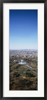 Aerial View Of Worlds Fair Globe, From Queens Looking Towards Manhattan, NYC, New York City, New York State, USA Fine Art Print