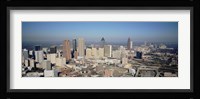 High angle view of downtown Atlanta, Georgia, USA Fine Art Print