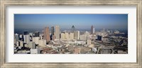 High angle view of downtown Atlanta, Georgia, USA Fine Art Print