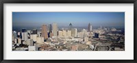 High angle view of downtown Atlanta, Georgia, USA Fine Art Print