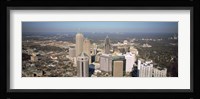 High angle view of buildings in a city, Atlanta, Georgia, USA Fine Art Print