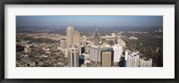 High angle view of buildings in a city, Atlanta, Georgia, USA Fine Art Print