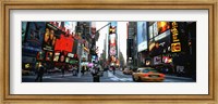 Traffic on a road, Times Square, New York City Fine Art Print