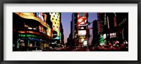 Times Square, New York City at night Fine Art Print