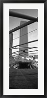 Low angle view of a metal structure, Pritzker Pavilion, Millennium Park, Chicago, Illinois, USA Fine Art Print