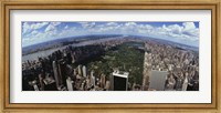 Aerial View of New York City with Central Park Fine Art Print
