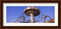 Low Angle View Of A Ride At An Amusement Park, Erie County Fair And Exposition, Erie County, Hamburg, New York State, USA Fine Art Print