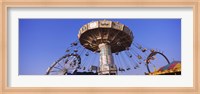 Low Angle View Of A Ride At An Amusement Park, Erie County Fair And Exposition, Erie County, Hamburg, New York State, USA Fine Art Print