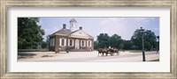 Carriage moving on a road, Colonial Williamsburg, Williamsburg, Virginia, USA Fine Art Print