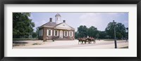 Carriage moving on a road, Colonial Williamsburg, Williamsburg, Virginia, USA Fine Art Print