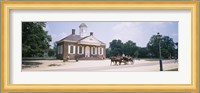 Carriage moving on a road, Colonial Williamsburg, Williamsburg, Virginia, USA Fine Art Print