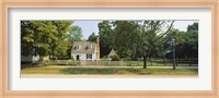 Fence in front of a house, Colonial Williamsburg, Williamsburg, Virginia, USA Fine Art Print