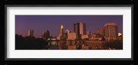 Buildings at the waterfront, Columbus, Ohio, USA Fine Art Print