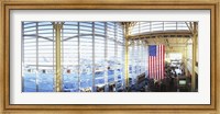 Interior of an airport, Ronald Reagan Washington National Airport, Washington DC, USA Fine Art Print