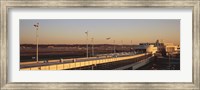 High angle view of an airport, Ronald Reagan Washington National Airport, Washington DC, USA Fine Art Print