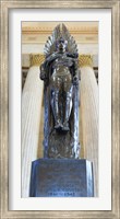 Low angle view of a war memorial statue at a railroad station, 30th Street Station, Philadelphia, Pennsylvania, USA Fine Art Print