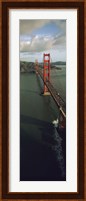 Aerial view of a bridge, Golden Gate Bridge, San Francisco, California, USA Fine Art Print