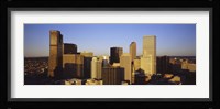 Sun reflecting off skyscrapers in Denver, Colorado, USA Fine Art Print