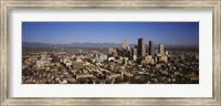 High angle view of Denver, Colorado, USA Fine Art Print