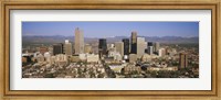 Aerial view of Denver city, Colorado, USA Fine Art Print