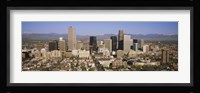Aerial view of Denver city, Colorado, USA Fine Art Print