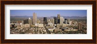Aerial view of Denver city, Colorado, USA Fine Art Print