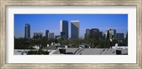 Buildings and skyscrapers in a city, Century City, City of Los Angeles, California, USA Fine Art Print