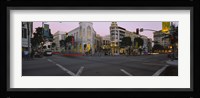 Buildings in a city, Rodeo Drive, Beverly Hills, California, USA Fine Art Print