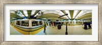 Large group of people at a subway station, Bart Station, San Francisco, California, USA Fine Art Print