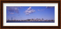 City at the waterfront, Boston, Massachusetts, USA Fine Art Print