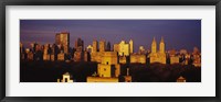 Sun reflecting off buildings in Manhattan, New York City Fine Art Print